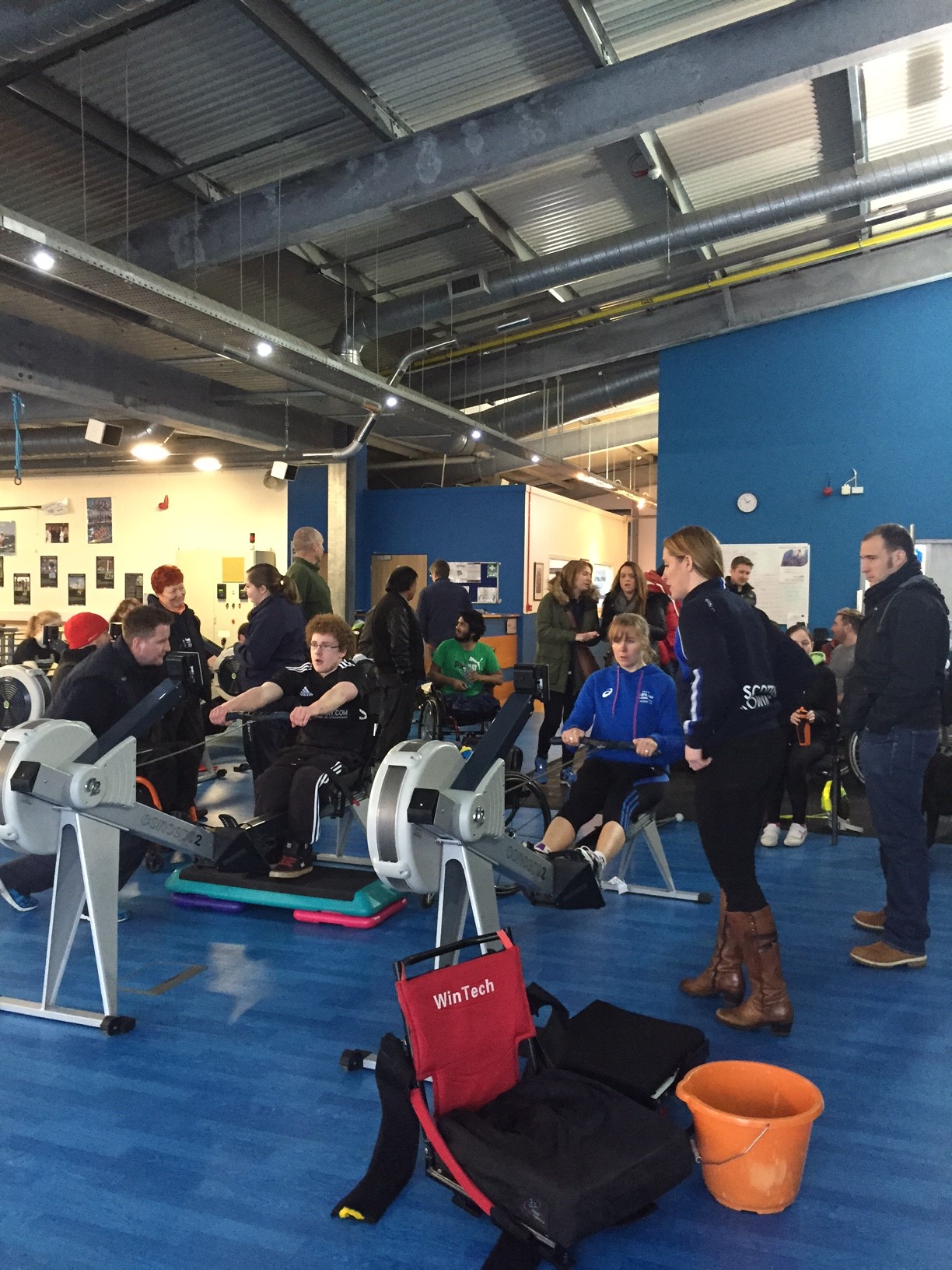 Para rowing talent id session